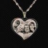 Pendentif-Grand-Coeur en acier