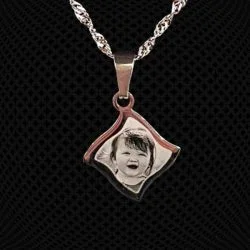Pendentif Losange à graver