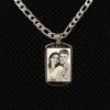 Pendentif-Moyenne-Plaque-Armee en acier