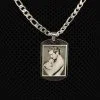 Pendentif-Grande-Plaque-Armee en acier
