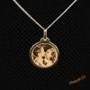 Pendentif-Plaque-Or-Rond