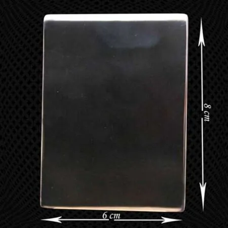 Grande plaque en acier pour cadre photo