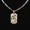 Pendentif-Lame-Rasoir en acier