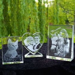 Gravure 2D dans verre