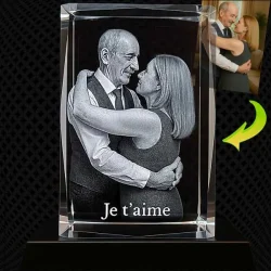 Maxi cube 3D 20 cm bords biseautés – Version portrait