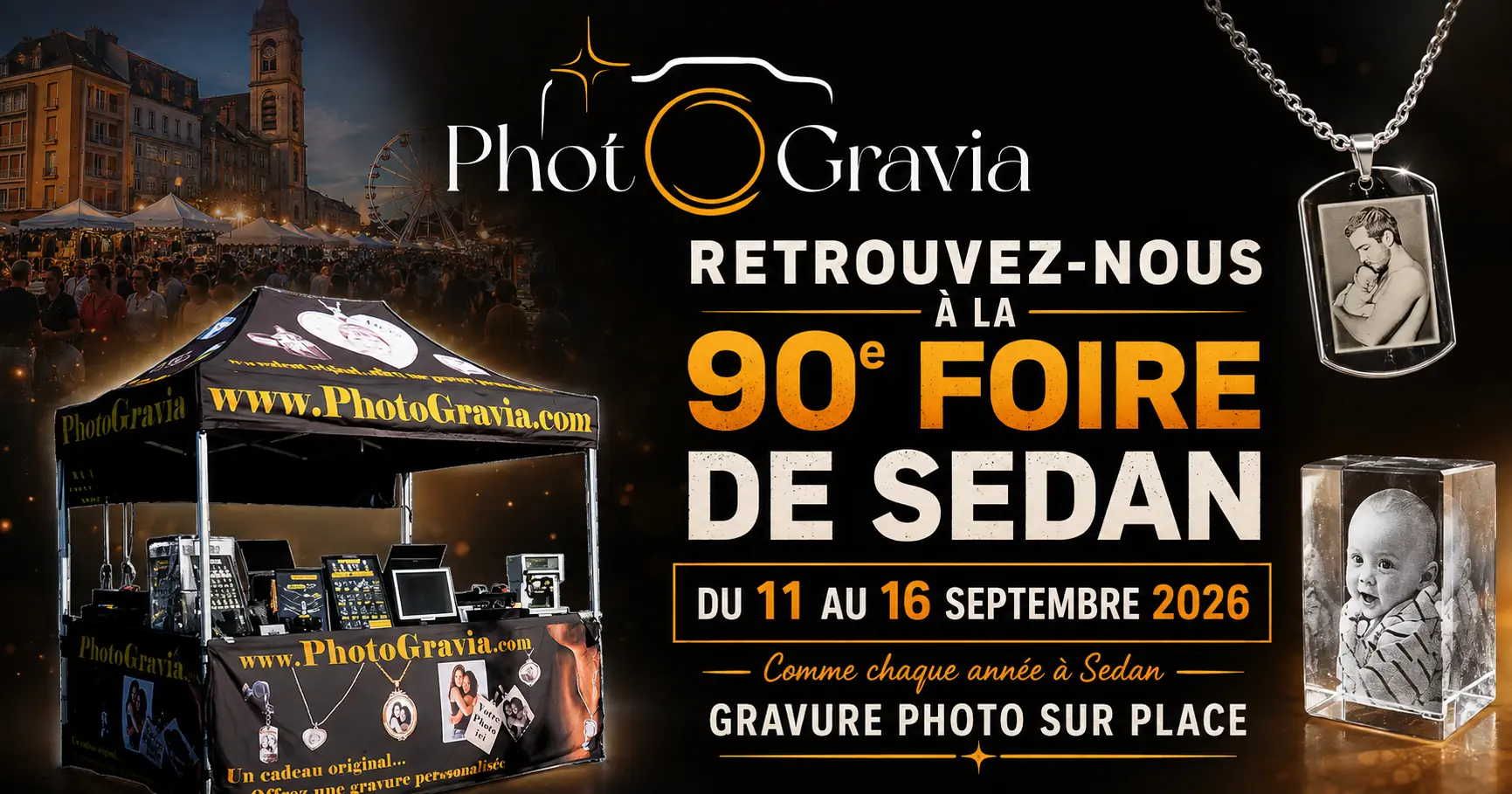 PhotoGravia à la 90e Foire de Sedan 2026